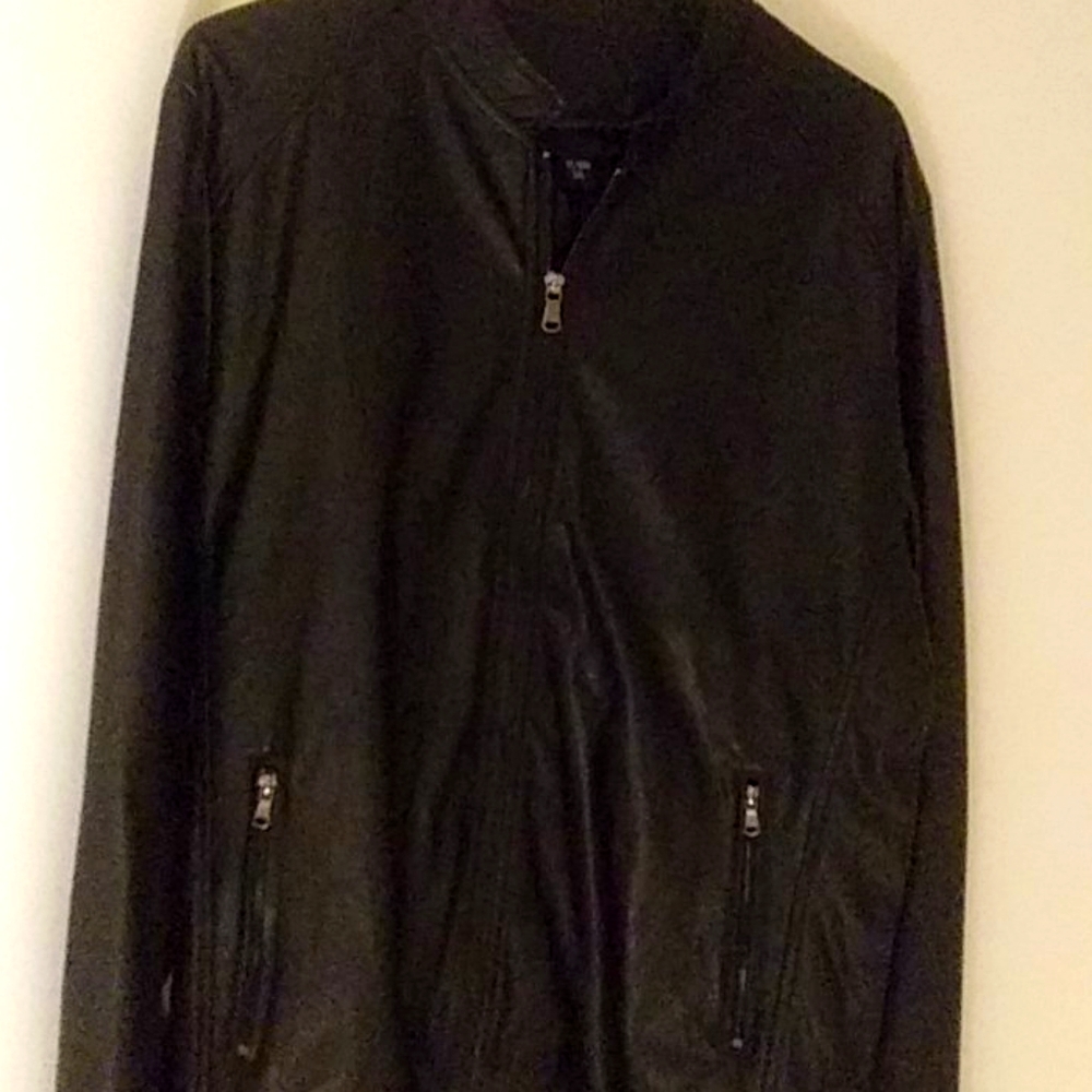 Not so real, leather jacket